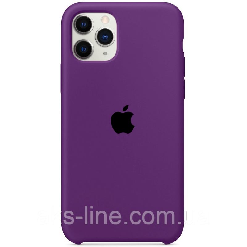 Чохол для iPhone 11Pro Silicone Case бампер (Violet)