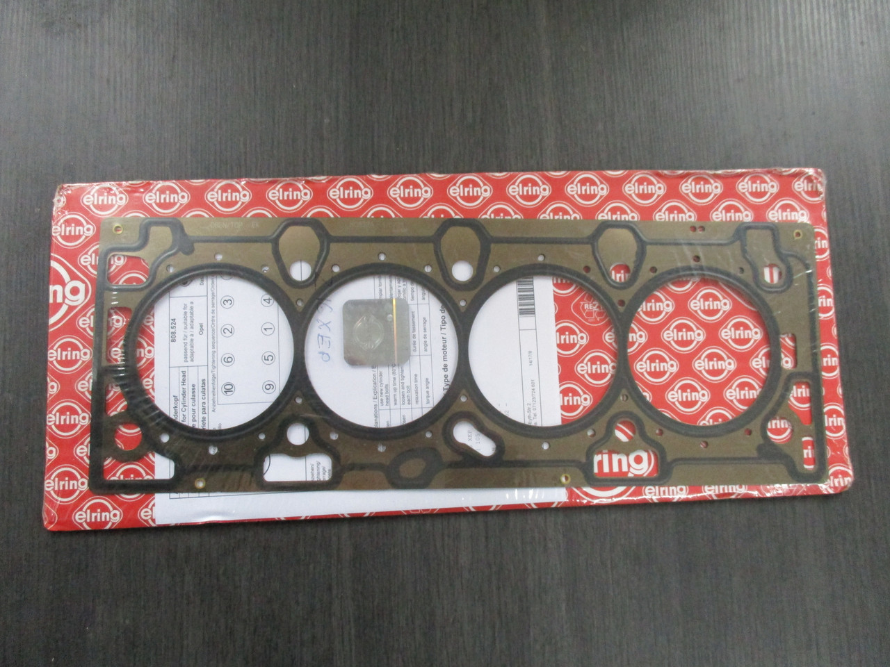 Прокладка ГБЦ ELRING 808.524 OPEL ASTRA G 1.6 Z16XEP