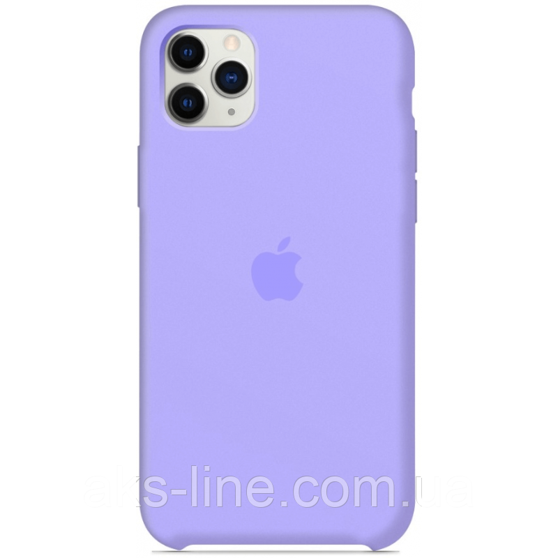 Чохол для iPhone 11 Pro Max Silicone Case бампер (Viola)