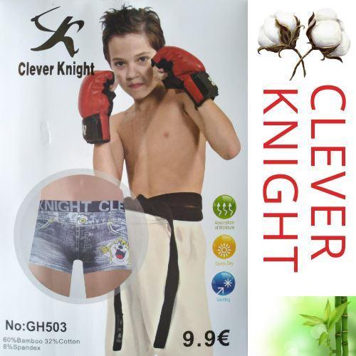 Дитячі підліткові боксери GH503Clever Knight від 6 до 15 років в упаковці ТДБ-29105