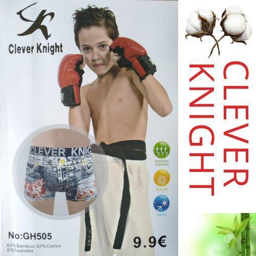 Детские подростковые боксеры GH505 Clever Knight от 6 до 15 лет в упаковке ТДБ-29100 - фото 1 - id-p1009945294
