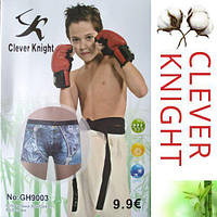 Детские подростковые боксеры GH9003 Clever Knight от 6 до 15 лет в упаковке ТДБ-29103