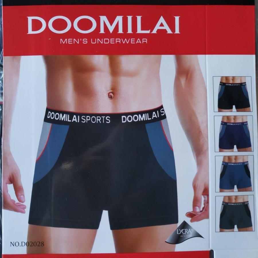 Чоловічі труси-боксери бавовна + бамбук Doomilai 02028 (зрістовка XL-2XL-3XL-4Xl) ТМБ-1811562