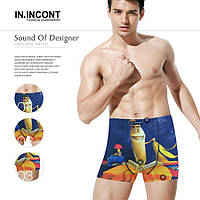 Труси чоловічі боксери стрейчеві бавовняні IN.INCONT underwear 95% бавовна/5% еластан ТМБ-181169