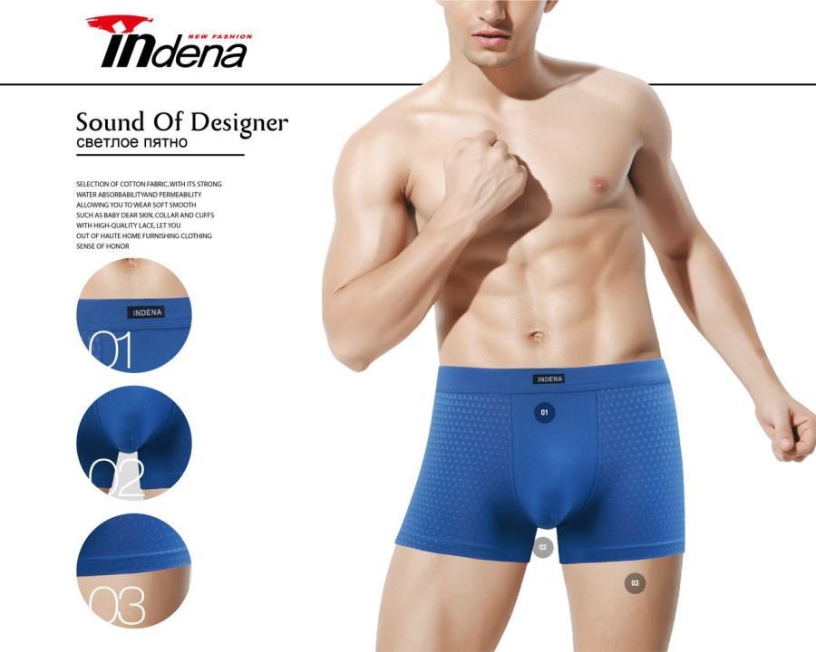 Труси чоловічі боксери стрейчеві х/б Indena underwear 85052 бавовна ТМБ-181155