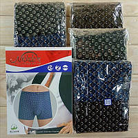 Труси батали чоловічі боксери Nickdan underwear mens 5XL-6XL-7XL бавовна + Бамбук ТМБ-181099