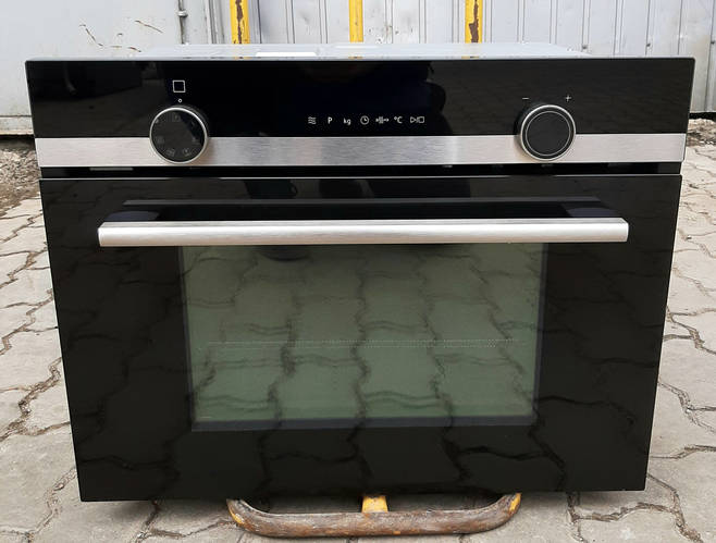 Духовка микроволновка 2 в 1 Сименс Siemens CM585AGS0 IQ500 черная (ID ...