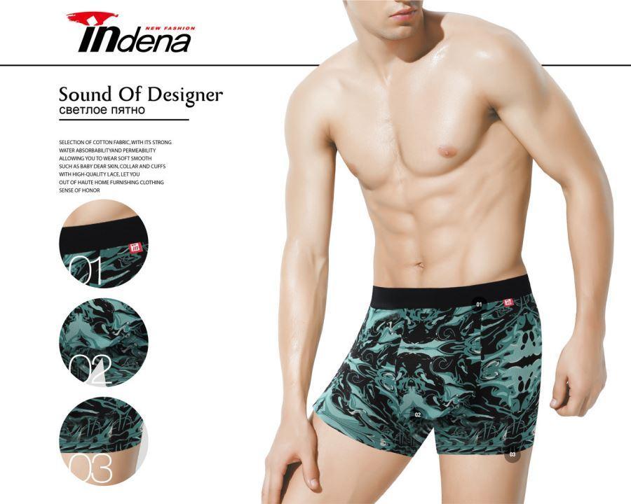 Труси чоловічі боксери стрейчеві х/б Indena underwear 85006 бавовна ТМБ-181000