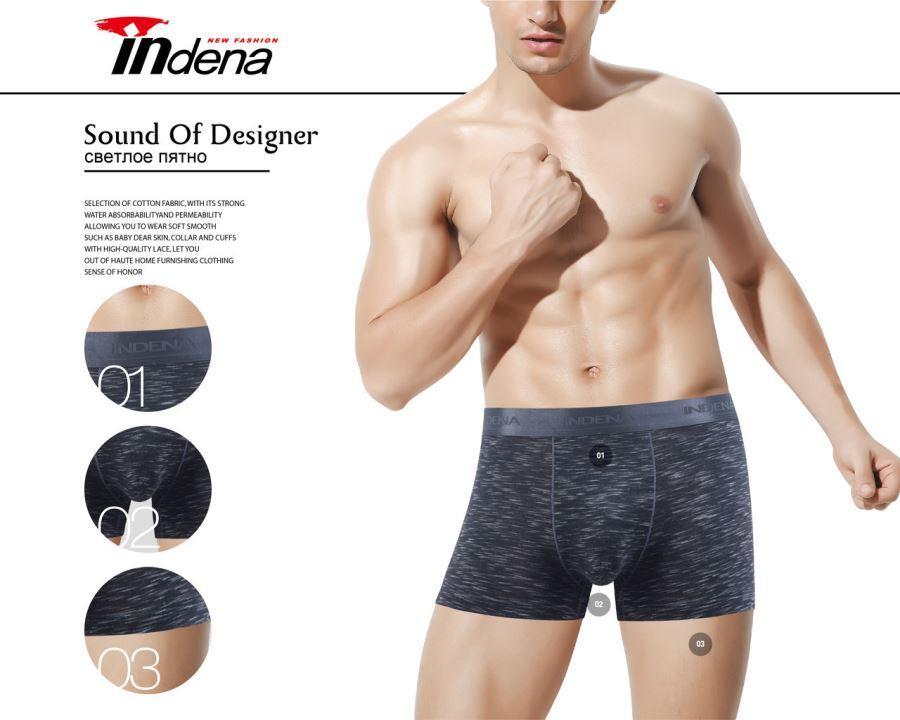 Труси чоловічі боксери стрейчеві х/б Indena underwear 85022 бавовна ТМБ-18994