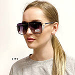 Модні чорні сонцезахисні окуляри, фото 2