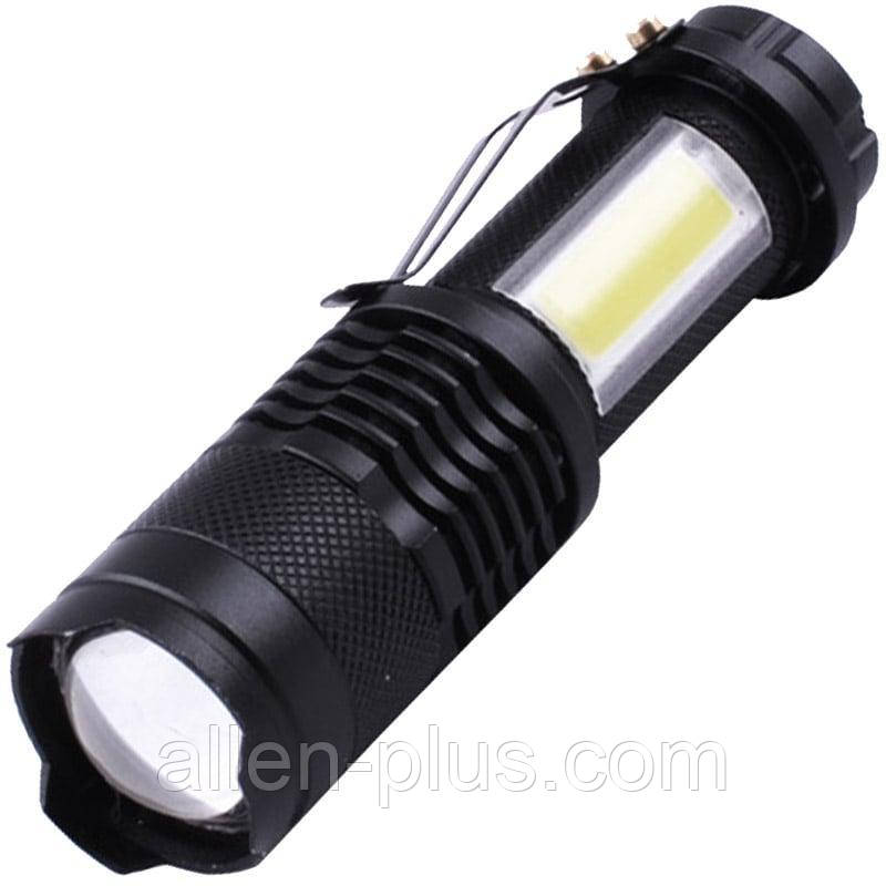 Ліхтар компактний Police/Bailong BL-8468-XPE+COB (у комплекті тільки ліхтар і батарейка АА)
