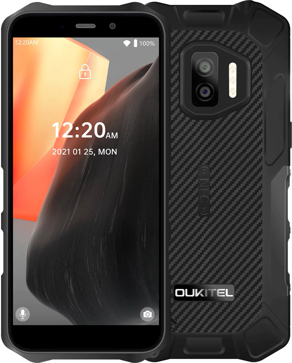 OUKITEL WP12 4/32Gb, NFC, Andoird 11, 4000 mAh, 4G, Дисплей 5.5", Захищений смартфон Oukitel WP12 Blue / Red, фото 1