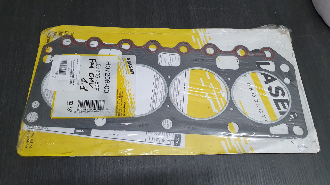 Прокладка ГБЦ GLASER H07206-00 4cil FORD 1.1 OHV