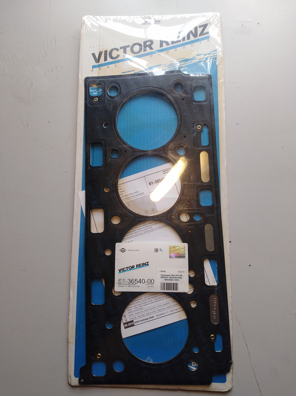 Прокладка ГБЦ VICTOR REINZ 61-36540-00 OPEL MOVANO 2.5DCI