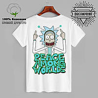 Футболка RICK & MORTY, прямий друк DTG, 100% бавовна