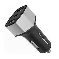 Автомобільний зарядний пристрій Nillkin Celerity Car Charger (2 USB, Type-C) Black