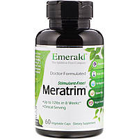 Emerald Laboratories, Meratrim, без стимуляторов, 400 мг, 60 растительных капсул в Украине