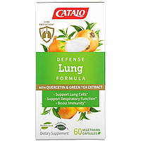 Catalo Naturals, Defense Lung Formula with Quercetin & Green Tea Extract, 60 Capsules Vegetarian Київ