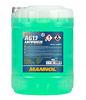 Антифриз MANNOL 4013 Longterm Antifreeze AG13 -40°C 10л зелений готовий розчин (охолоджуюча рідина)