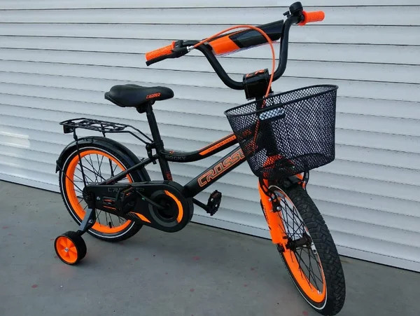 Дитячий двоколісний велосипед Crosser Rocky 13 помаранчевий 16 дюймів