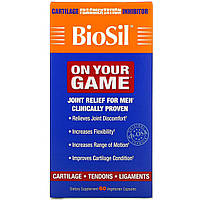 BioSil by Natural Factors, BioSil, On Your Game, 60 Vegetarian Capsules Днепр