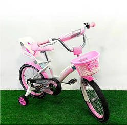 Дитячий двоколісний велосипед KIDS BIKE CROSSER 3 рожевий 18 дюймів