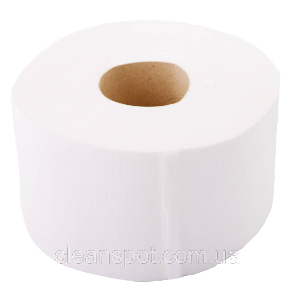 Туалетная бумага джамбо белая 2-шар 100 м Eco Point Clean - фото 4 - id-p65664524