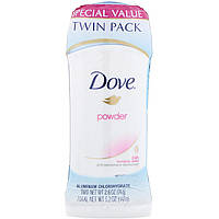 Dove, Invisible Solid Deodorant, Powder, 2 Pack, 2.6 oz (74 g) Each Київ