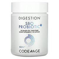 CodeAge, Для пищеварения, пробиотик SBO +, 100 млрд КОЕ, 90 капсул Днепр