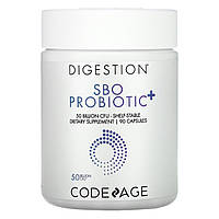 CodeAge, Для пищеварения, пробиотик SBO +, 50 млрд КОЕ, 90 капсул Днепр
