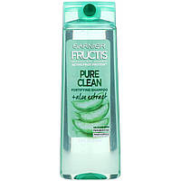 Garnier, Fructis, Pure Clean, укрепляющий шампунь с алоэ, 370 мл Днепр