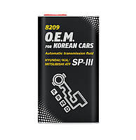 Трансмісійне масло Mannol 8209 O.E.M. for KOREAN CARS (SP-III) 4л ATF MITSUBISHI, HYUNDAI, KIA