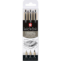 Линеры Sakura Pigma Micron URBAN набор 3шт (8712079423919)