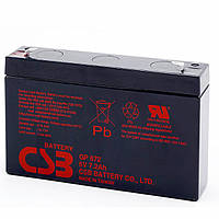 Акумуляторна батарея CSB GP672, 6V 7.2Ah (94х151х34мм), Q10