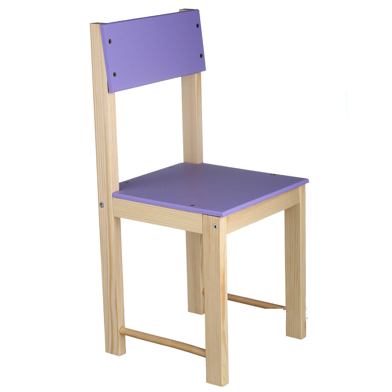 Стільчик дитячий дерев'яний ІГРАША 50 см Фіолетовий