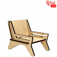 Кукольная мебель Rosa Talent Кресло модерн Rosa Talent фанера 6х8х6,5см (4823100236669)