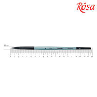 Кисть синтетика Rosa Stream 132 круглая №6 короткая ручка (4823098517184)