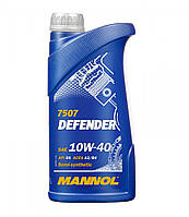 Моторное масло Mannol 7507 DEFENDER 10W-40 1л полусинтетическое