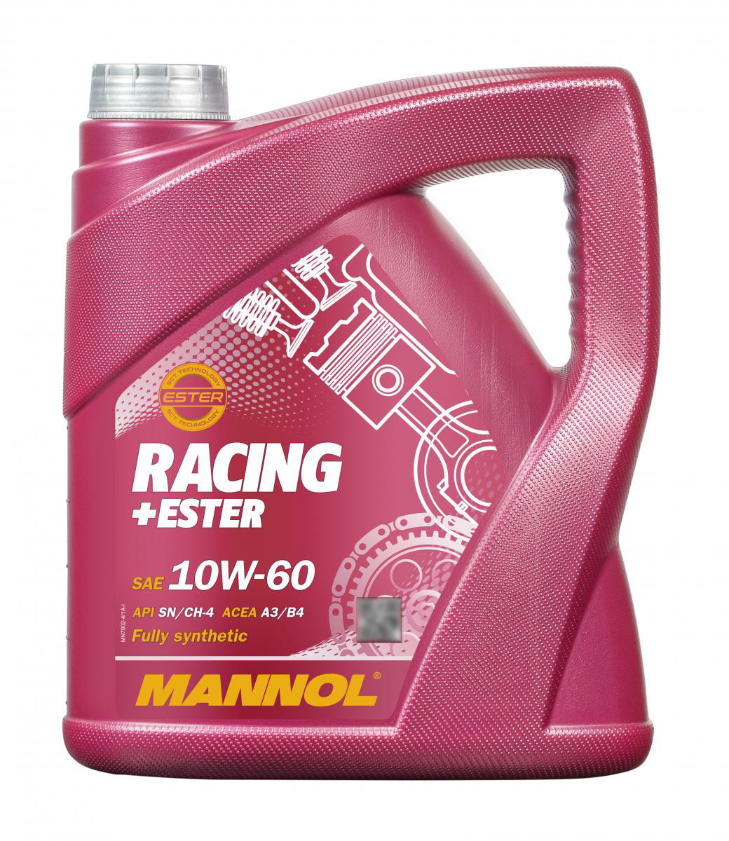 Моторне масло Mannol 7902 RACING+ESTER 10W-60 4л синтетичне