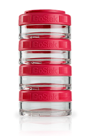 Контейнер спортивний BlenderBottle GoStak Starter 4 Pak Red (ORIGINAL)alleg Качество