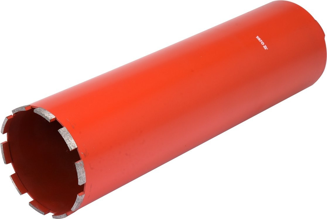 Свердло корончатое по каменю, бетону YATO 102 мм, l = 430 мм, з алмазн. кромками (YT-60376)