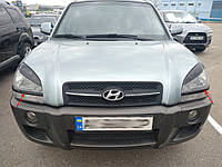 Реснички на фары Hyundai Tucson 2004-2010 Нижние / Хюндай Туксон 2004-2010 (стеклопластик, под покраску)