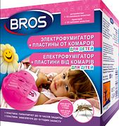 Електрофумігатор +10 пластин від комарів для дітей, BROS