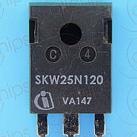 IGBT NPN 1200В 25А 2.9мОм Infineon SKW25N120 TO247 б/у