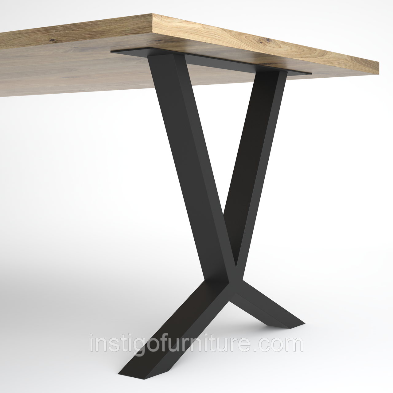 Опора ніжка для столу з металу 700×100mm, H=730mm