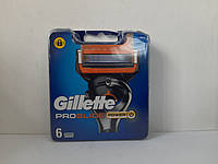 Кассеты для бритья Gillette Fusion Proglide Power 6 шт. ( Картриджи Фюжин проглейд повер оригинал )