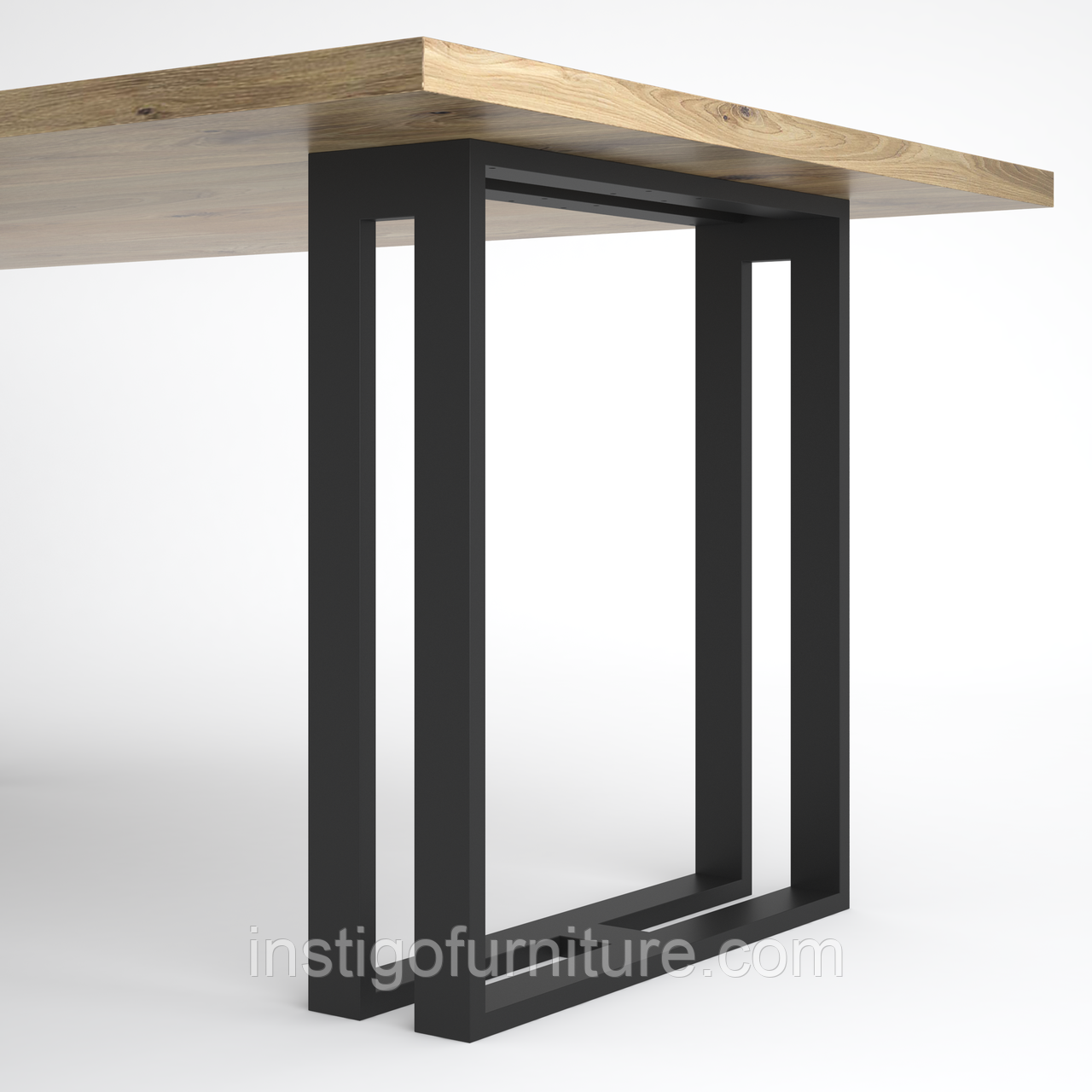 Опора ніжка для столу з металу 600×180mm, H=730mm