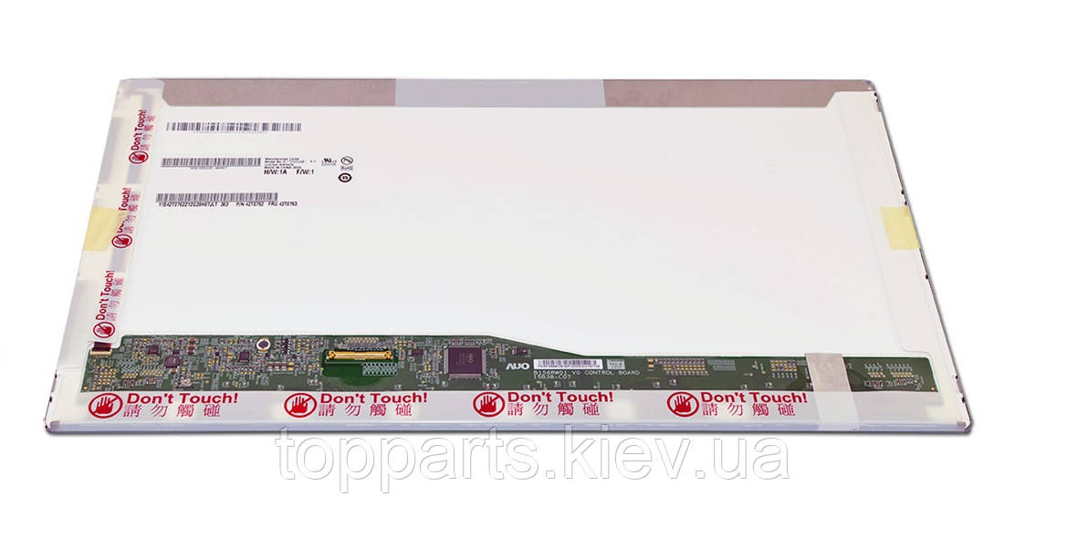 15.6" HD+ 1600х900, AU Optronics B156RW01, LED, 40-pin (левый роз'єм), глянсова, REF!