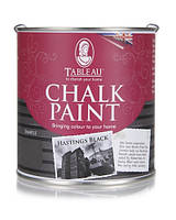 Меловая краска Tableau Chalk Paint 0.5л, 1л Черный (Hastings Black), 1л