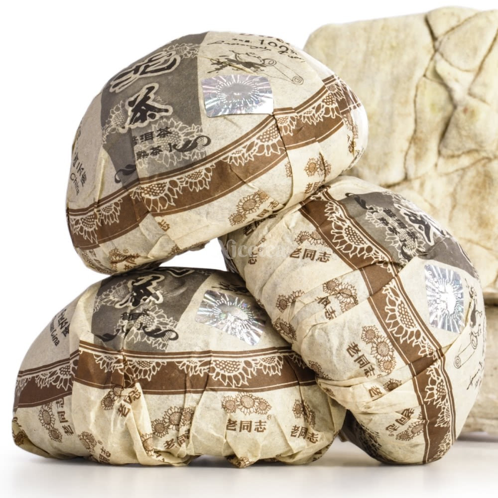 Китайський чай Шу Пуер Хайвань Лао Тун Чжи, 968 111, 2011 року, 100 г